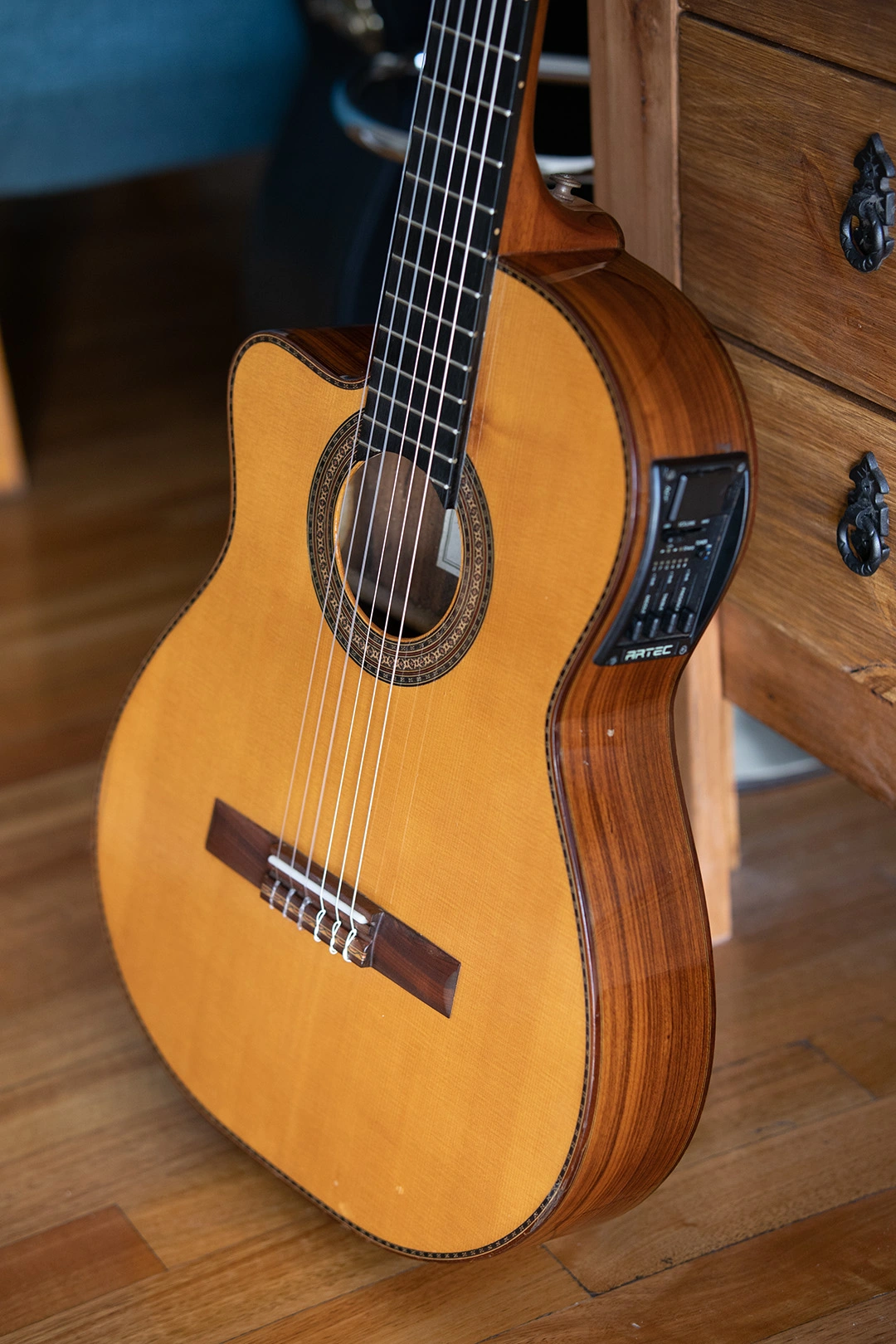 Calibración de guitarra clásica Martin